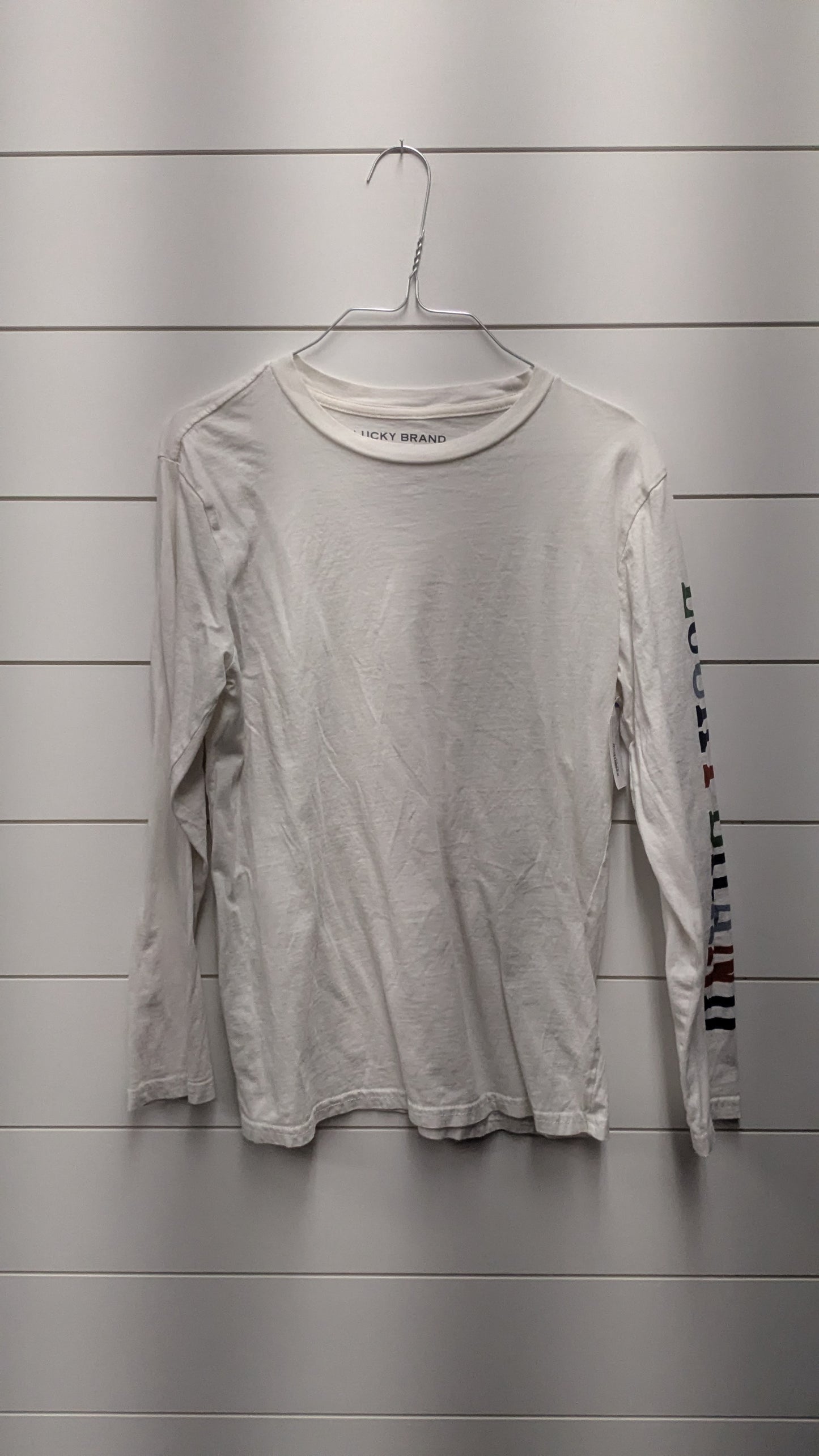 LUCKY BRAND TEE LS - STAINS - *WT* - 16