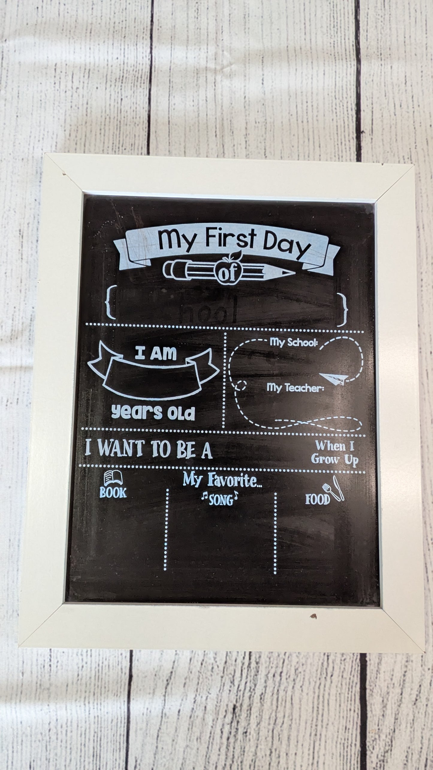 Back to School Chalkboard