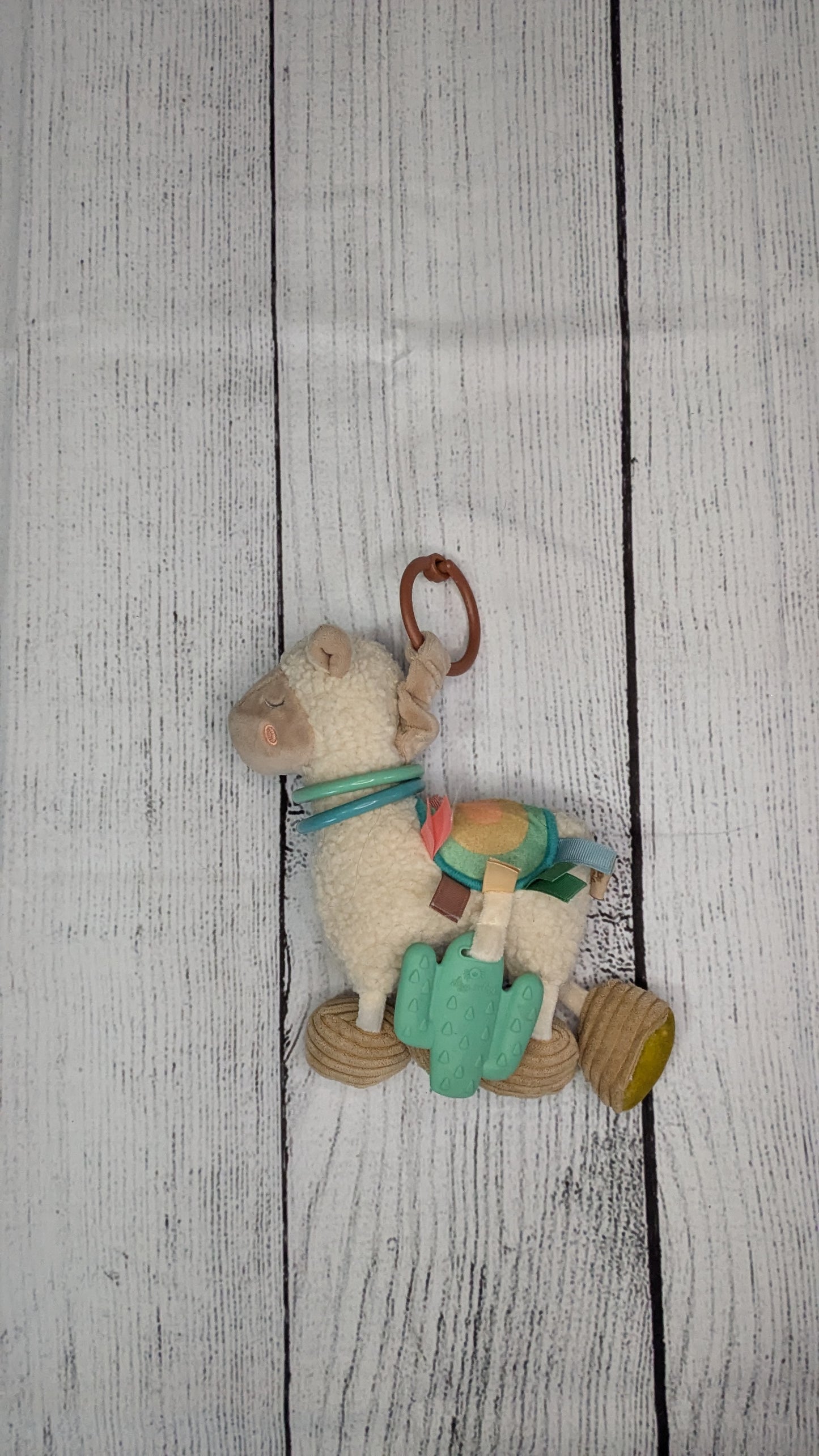 Itzy Ritzy Link & Love Toy for Stroller or Car Seat - Llama