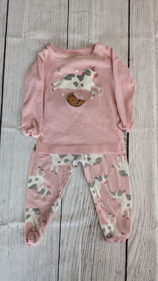 Carters Cow Pajama Set - 12mo