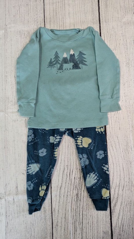 Carters Bear Pajama Set - 12mo