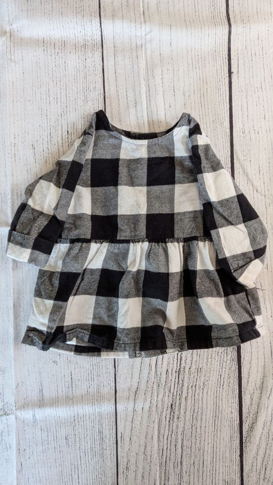Carters Plaid Long Sleeve - 12mo