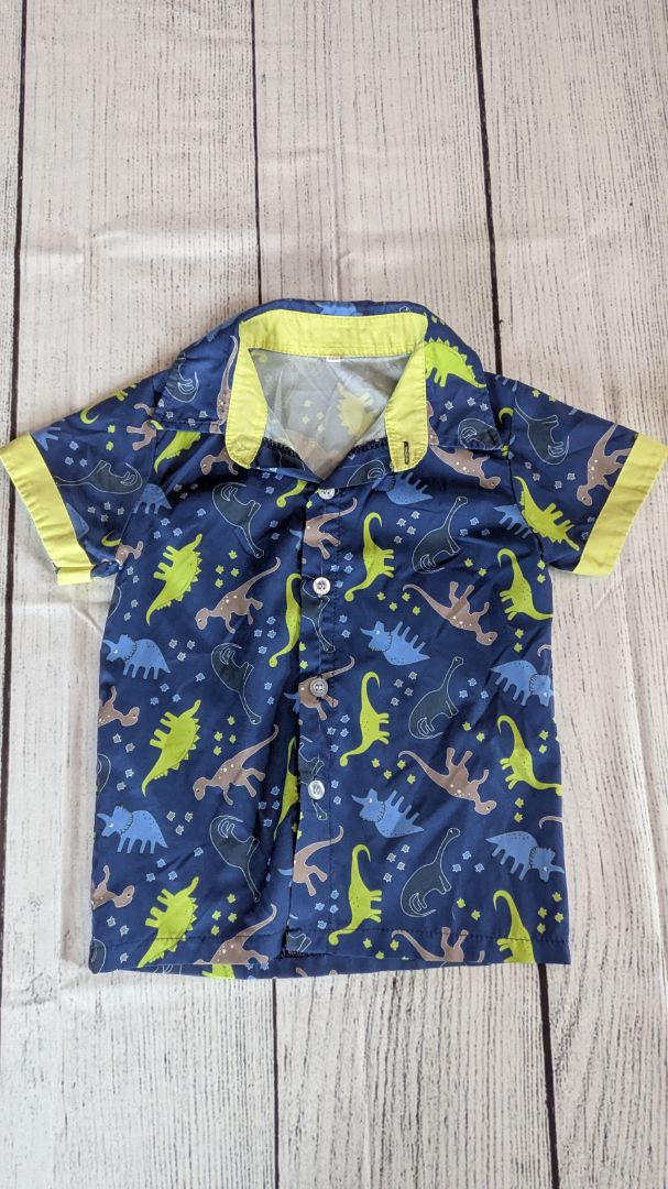 Dinosaur Button-Up - 2t