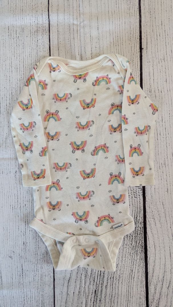 Gerber Rainbow Long Sleeve - 9mo