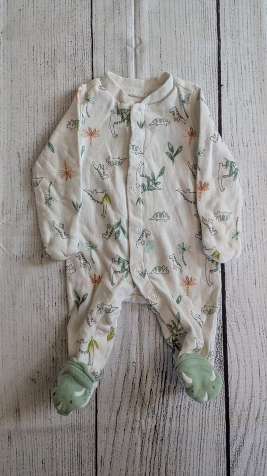 Carters Dinosaur Pajamas - NB