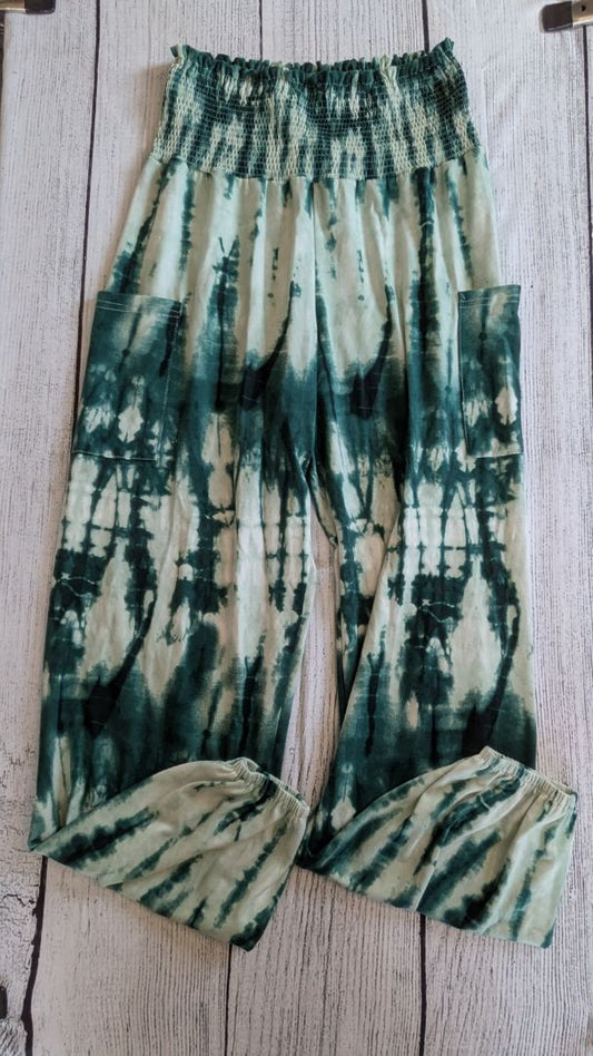 Harem Tye-Dye Pants - 0