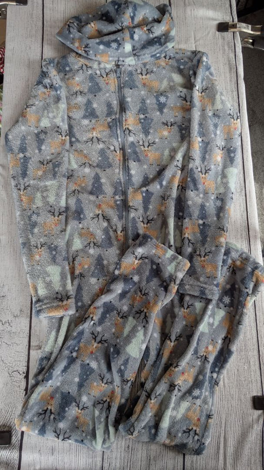 NYC Underground Reindeer Big Kids' Onesie - 14