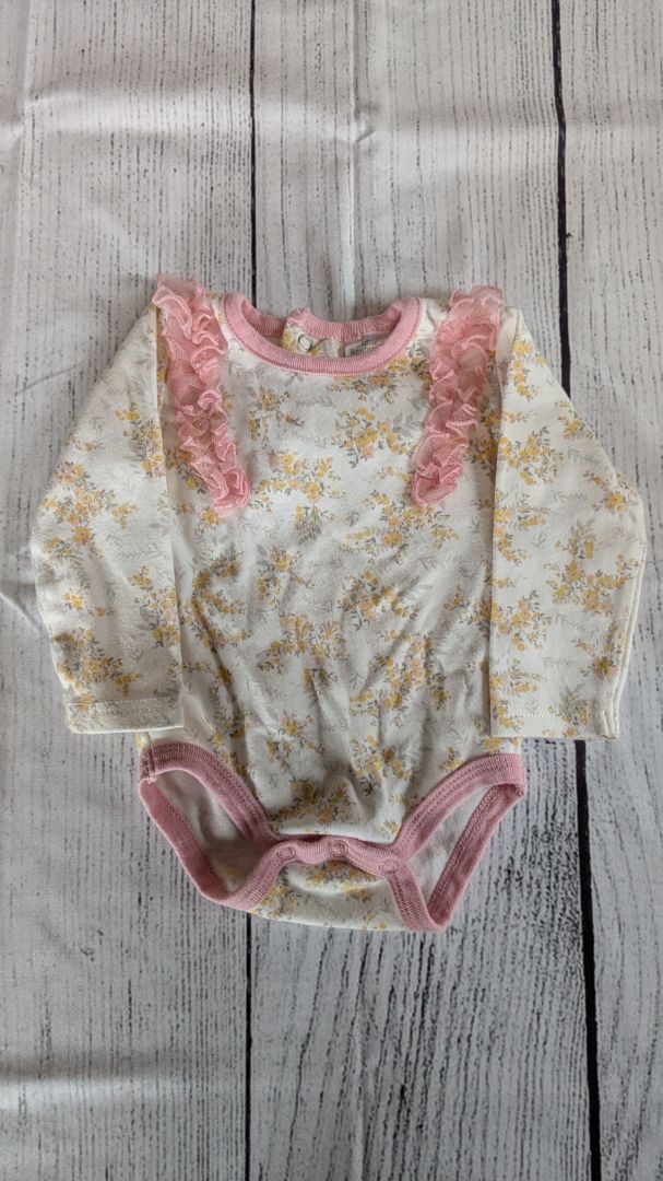 Little Beginnings Ruffle Floral Long Sleeve - 9mo