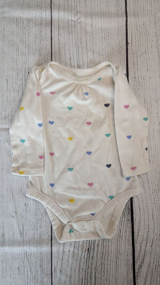 GAP Heart Long Sleeve - 12mo