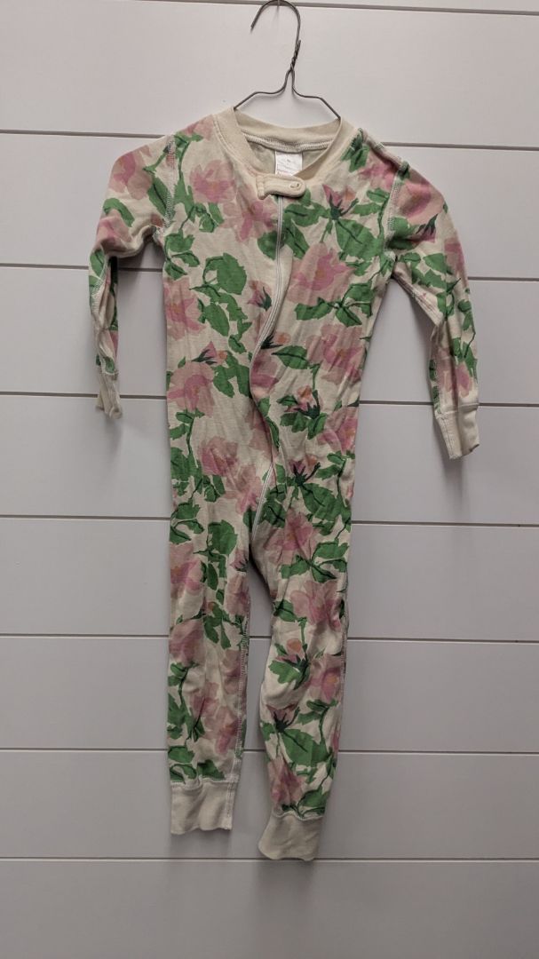 Hanna Andersson Floral Pajamas - 3t