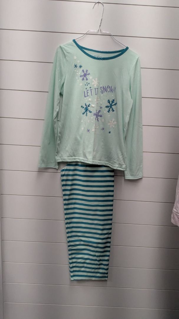 Oshkosh "Let it Snow" Fleece Pajama Set - 14