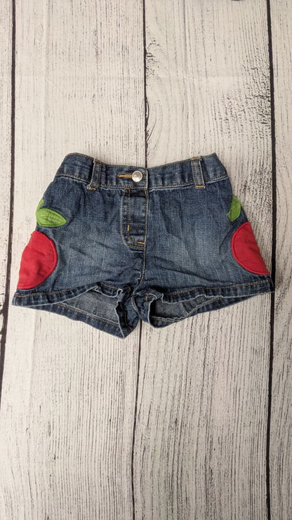Gymboree Cherry Jean Shorts - 24mo