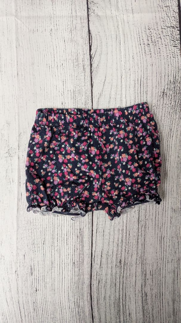 Carters Floral Scrunch Shorts - 12mo