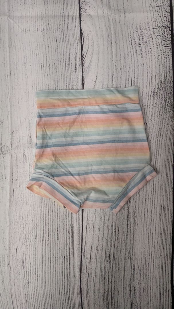 The Purple Wagon Rainbow Shorts - 12mo