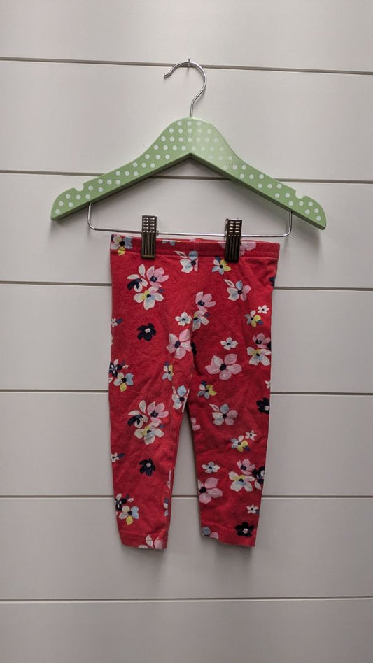 Carters Floral Leggings - 18mo