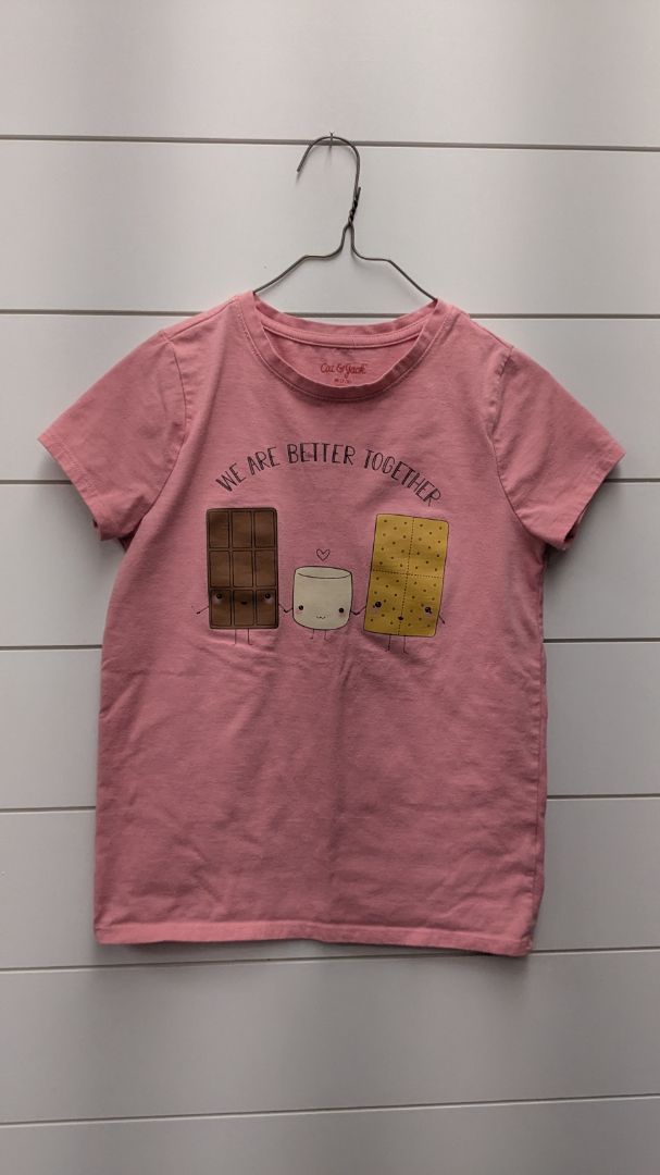 Cat & Jack S'mores Short Sleeve - 8
