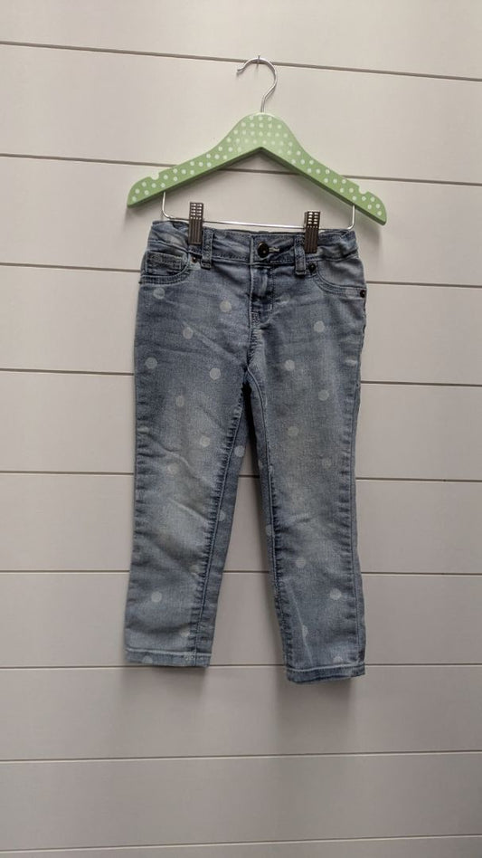 Cherokee Polka Dot Jeans - 5t