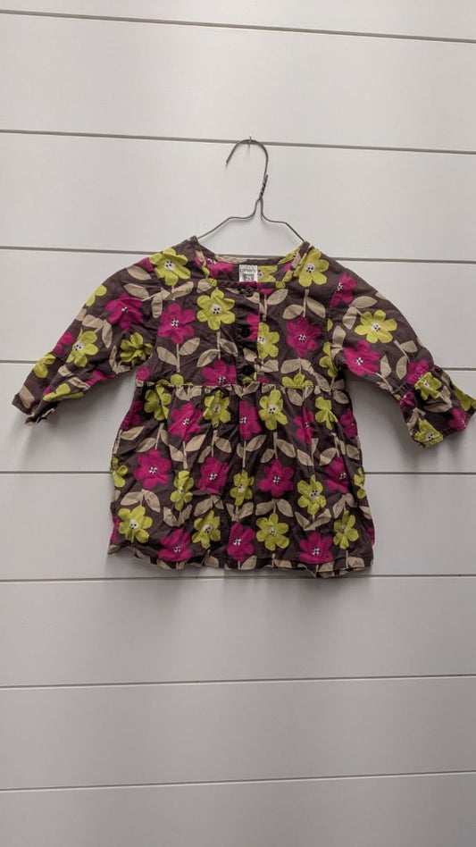 Carters Floral Long Sleeve - 2t