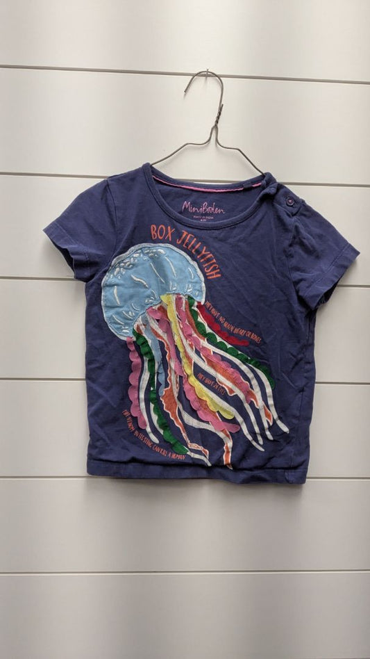 MiniBoden Jellyfish Short Sleeve - 5t
