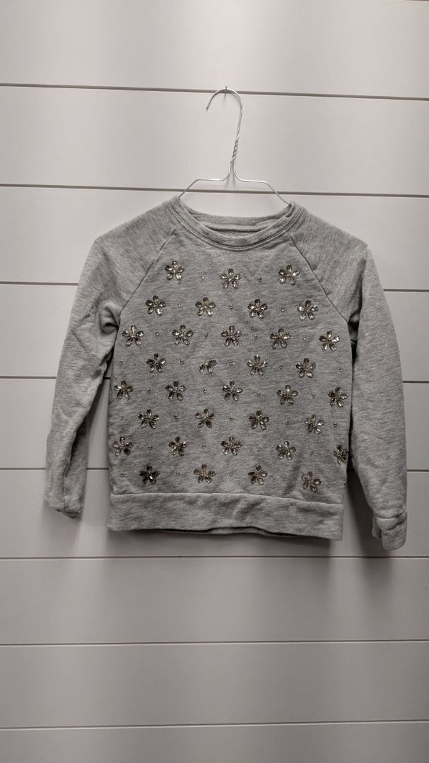 Crewcuts Flower Gem Sweatshirt - 8