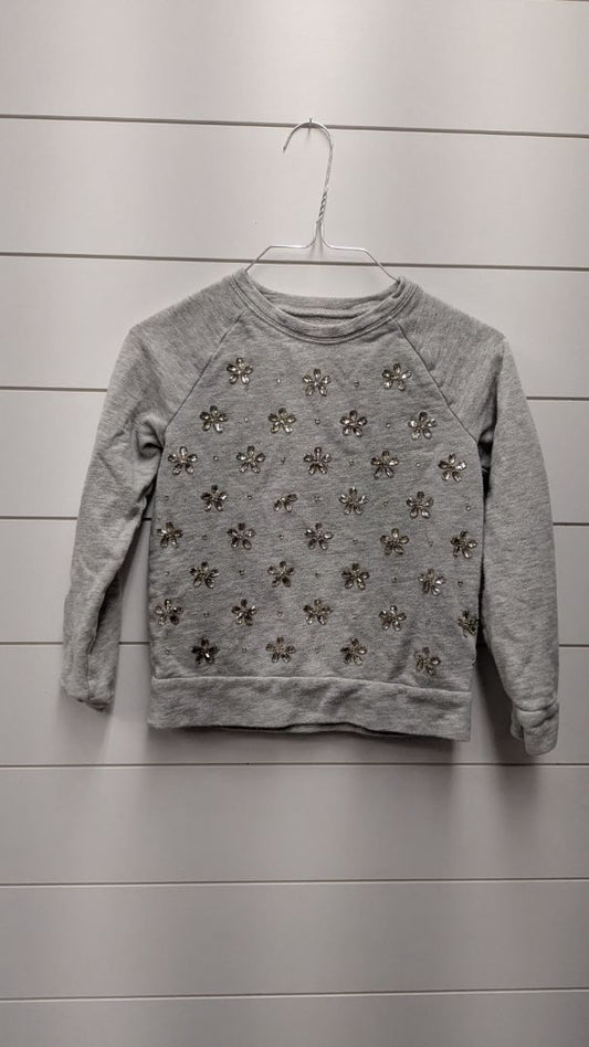 Crewcuts Flower Gem Sweatshirt - 8