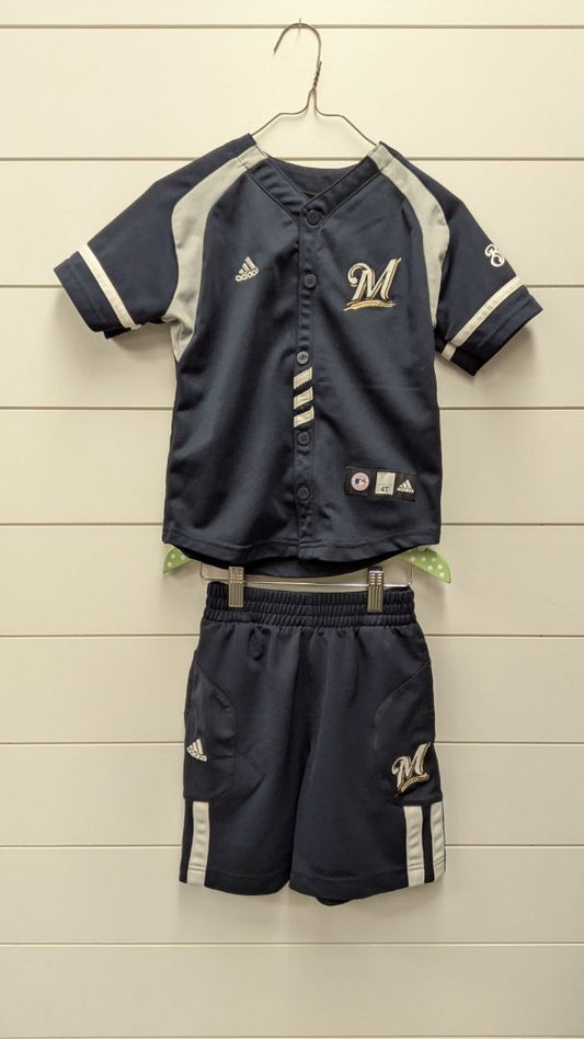 Adidas Brewers Outfit - 4t