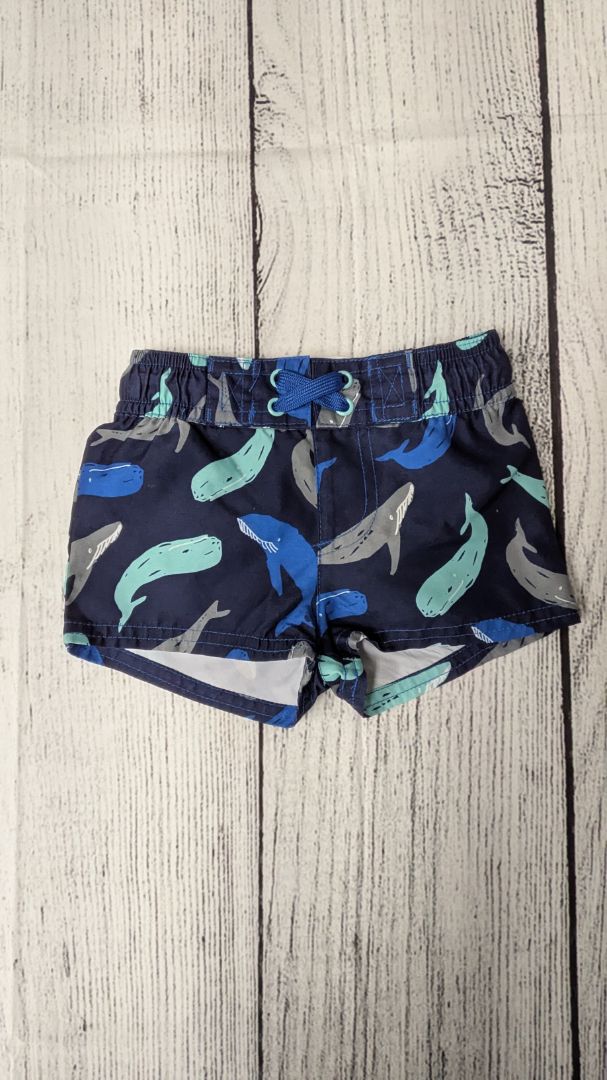 Cat & Jack Whale Swim Trunks - 6mo