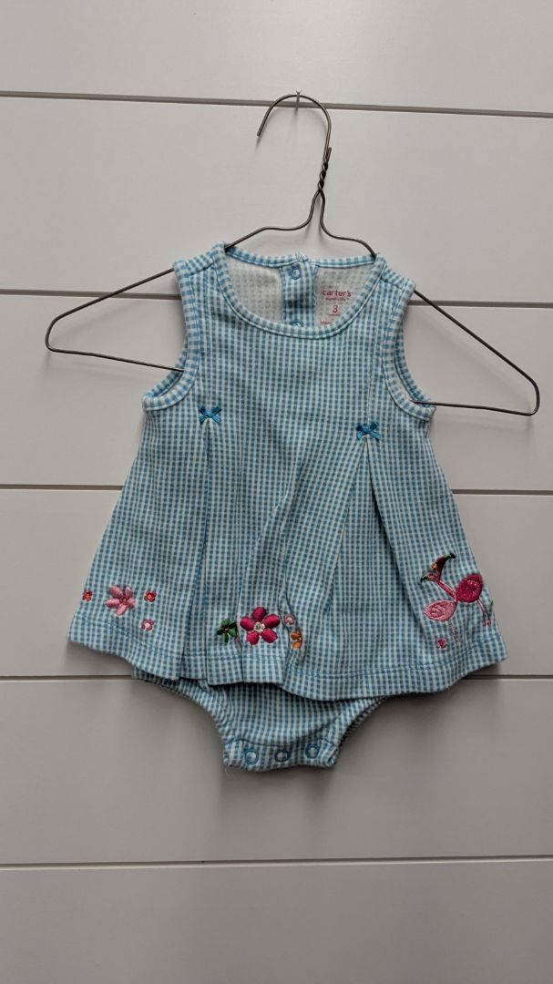 Carters Flamingo Tank Dress - 3mo