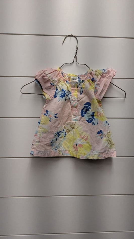 Carters Floral Short Sleeve - 3mo