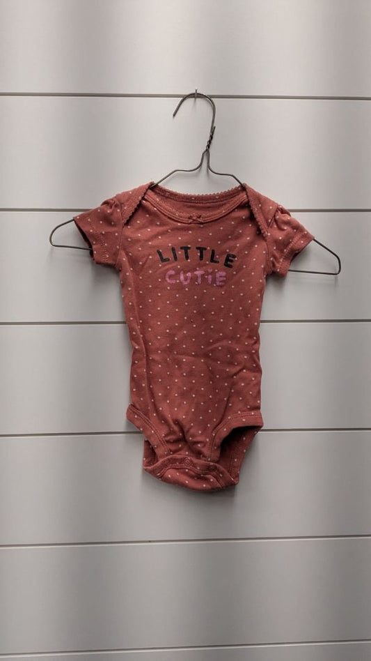 Carters "Little Cutie" Short Sleeve - 3mo