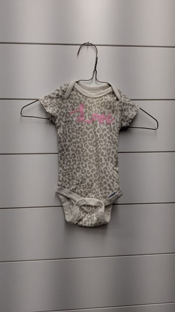Gerber Cheetah Print Short Sleeve - 6mo