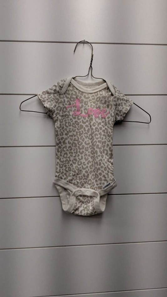 Gerber Cheetah Print Short Sleeve - 6mo