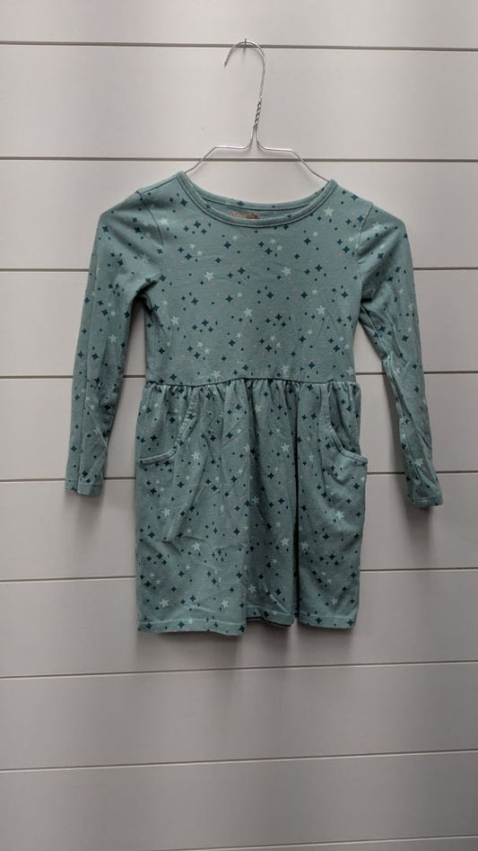Cat & Jack Long Sleeve Star Dress - 5t