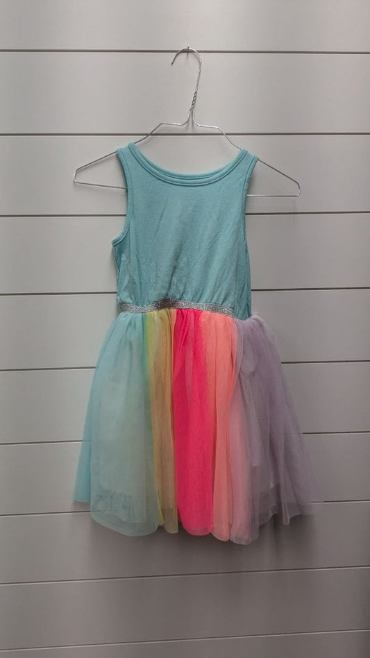 Cat & Jack Tank Rainbow Twirl Dress - 5t