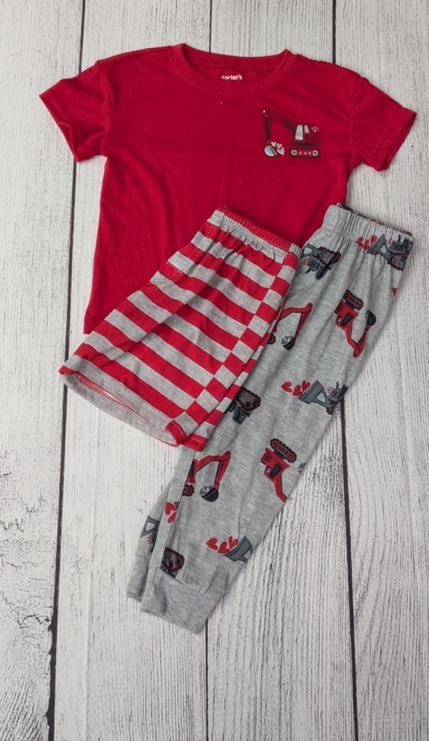 Carters Bulldozer Pajama Set - 4t