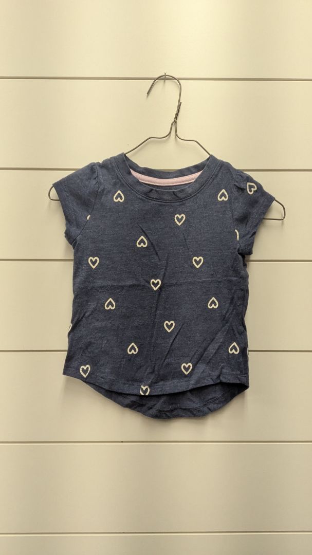 Cat & Jack Heart Short Sleeve - 18mo