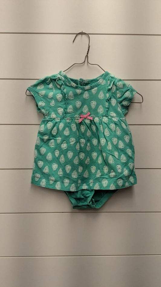 Carters Palm Leaf Dress - 12mo