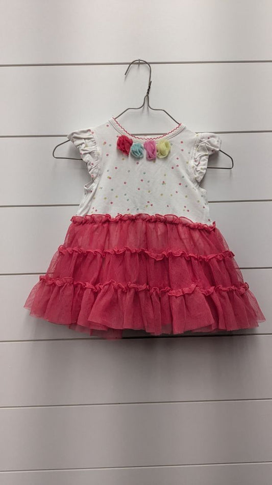 Little Me Polka Dot Ruffle Dress - 12mo