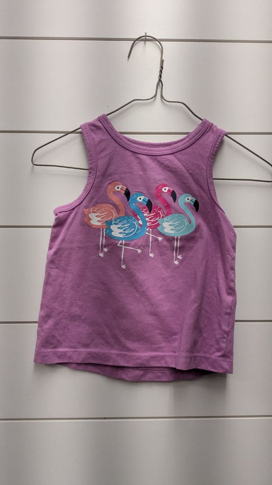 Cat & Jack Flamingo Tank Top - 18mo