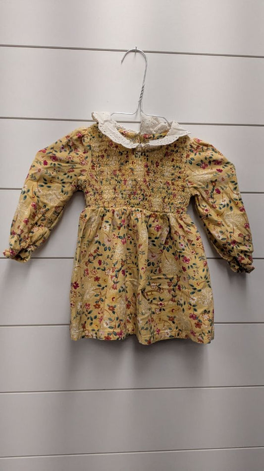 Wonder Nation Long Sleeve Dress - 12mo
