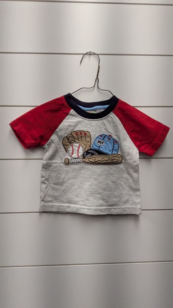 MINIBAMBA Baseball Short Sleeve - 6mo