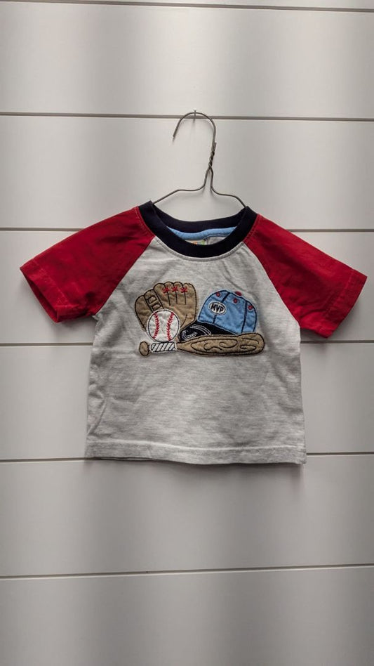 MINIBAMBA Baseball Short Sleeve - 6mo