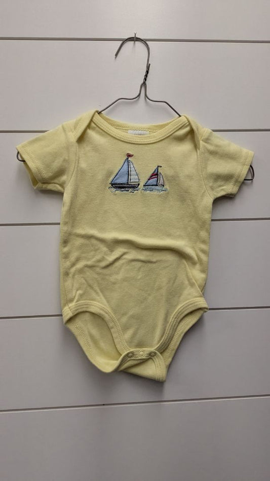 Laura Ashley Sailboat Short Sleeve - 9mo