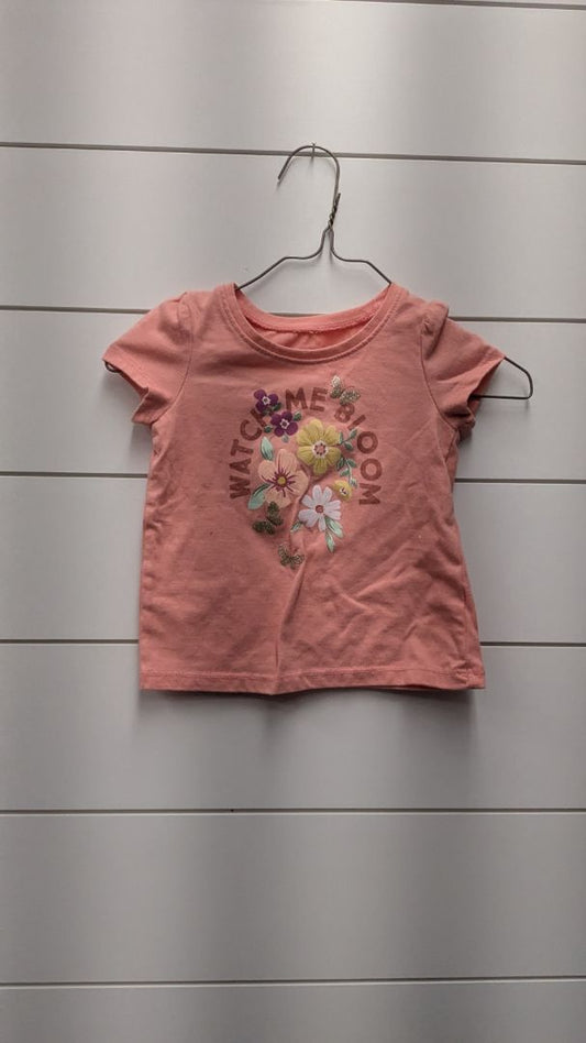 Jumping Beans Flower Short Sleeve - 12mo