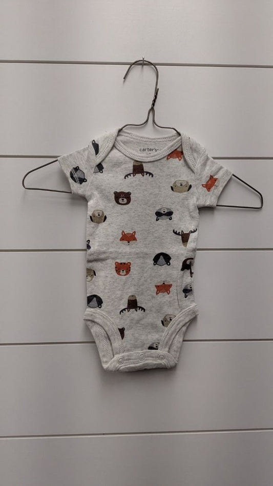 Carters Animal Short Sleeve - NB
