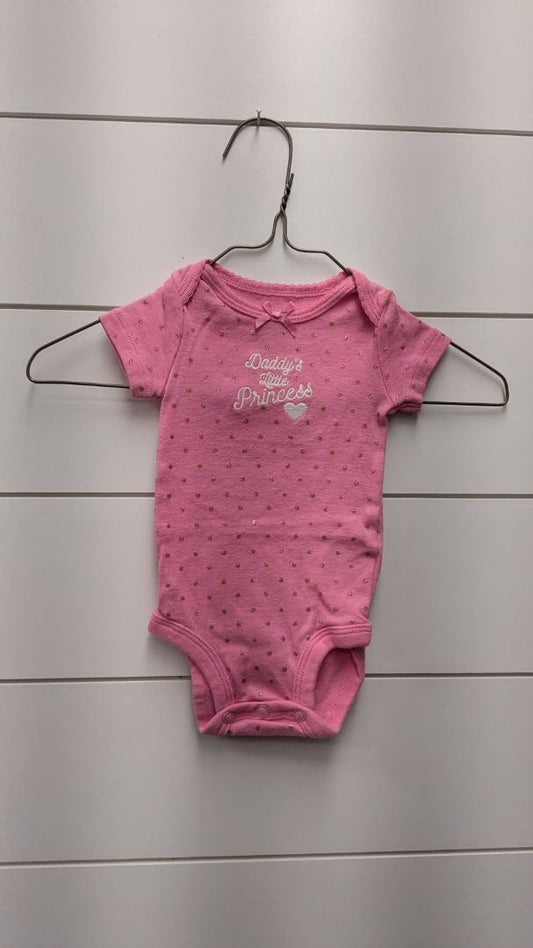 Carters "Daddy's Little Princess" Short Sleeve - NB