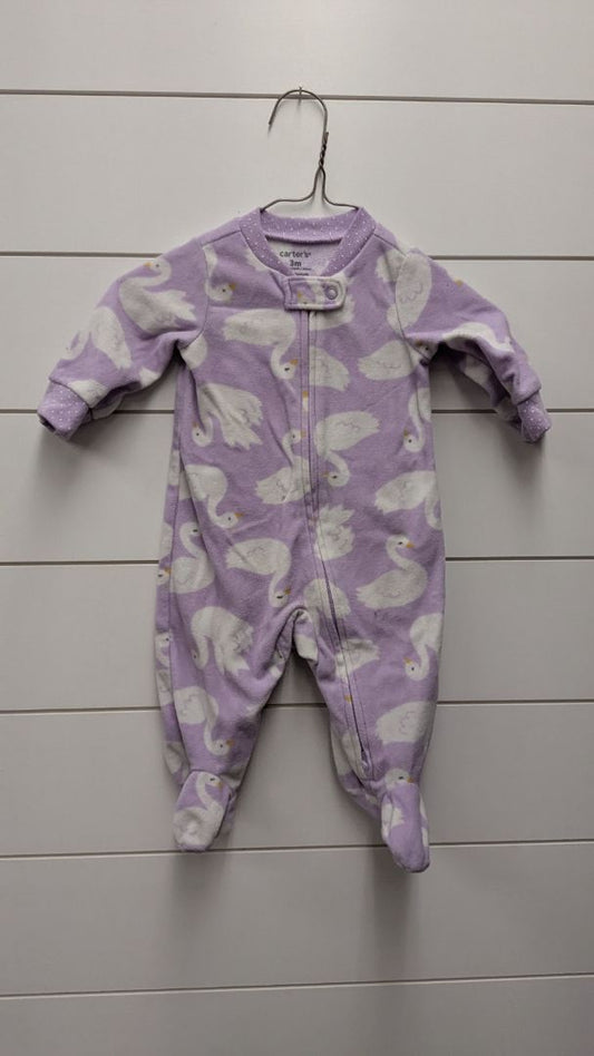 Carters Swan Pajamas - 3mo