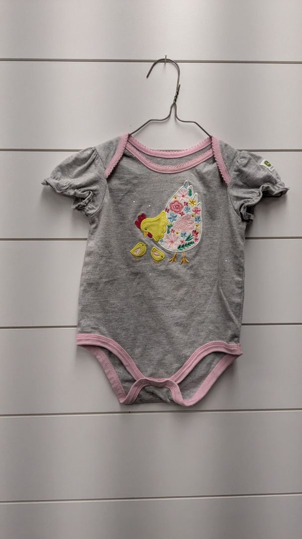 John Deere Chicken Short Sleeve - 9mo