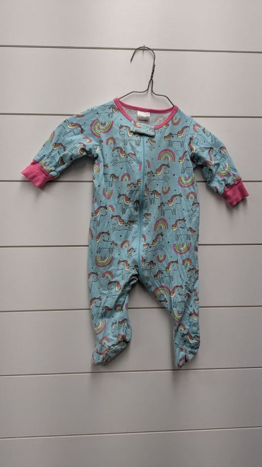 Onesies Unicorn Pajamas - 3mo