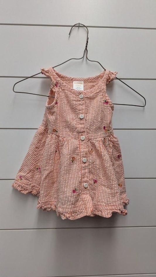 Gymboree Flower Button-Up Dress - 3mo